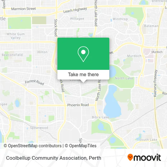 Mapa Coolbellup Community Association