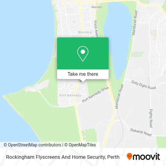 Rockingham Flyscreens And Home Security map