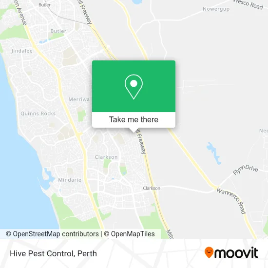 Mapa Hive Pest Control