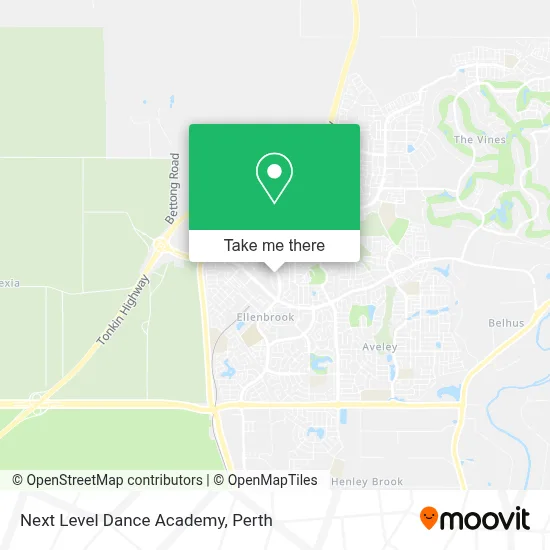 Mapa Next Level Dance Academy