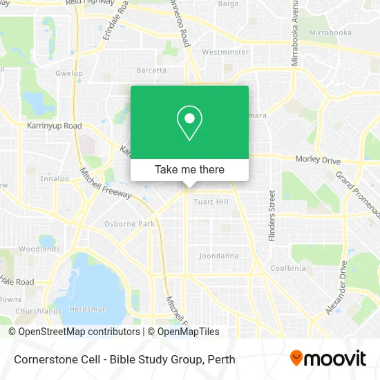 Mapa Cornerstone Cell - Bible Study Group