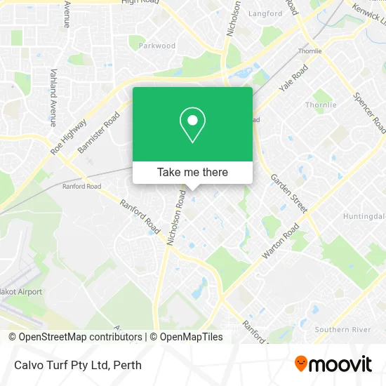Mapa Calvo Turf Pty Ltd