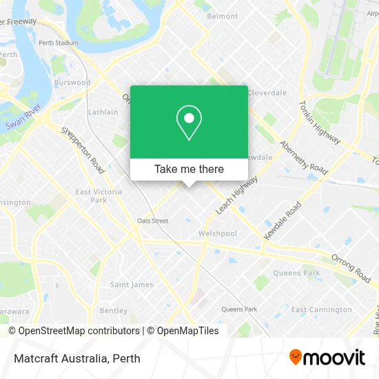 Mapa Matcraft Australia