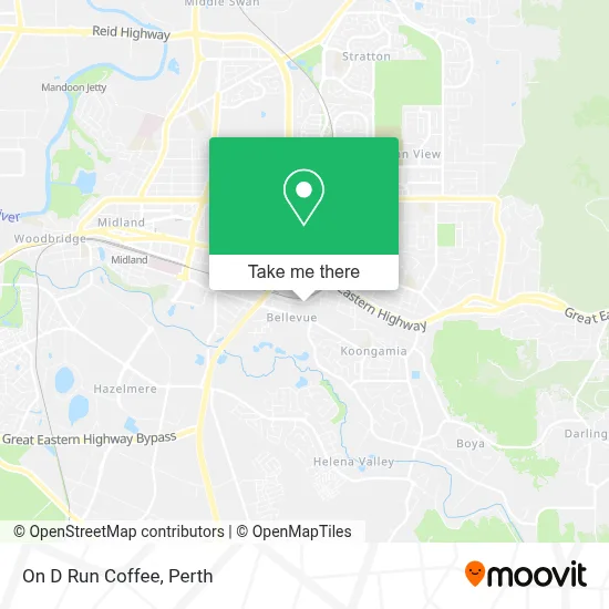 Mapa On D Run Coffee