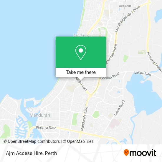 Mapa Ajm Access Hire