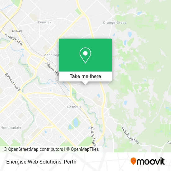Mapa Energise Web Solutions