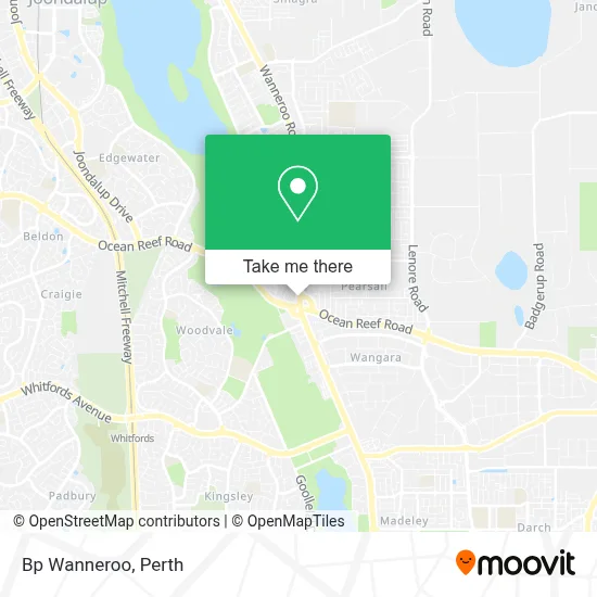 Mapa Bp Wanneroo