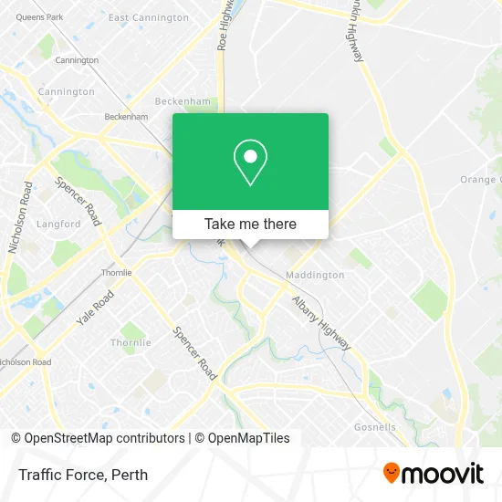 Mapa Traffic Force