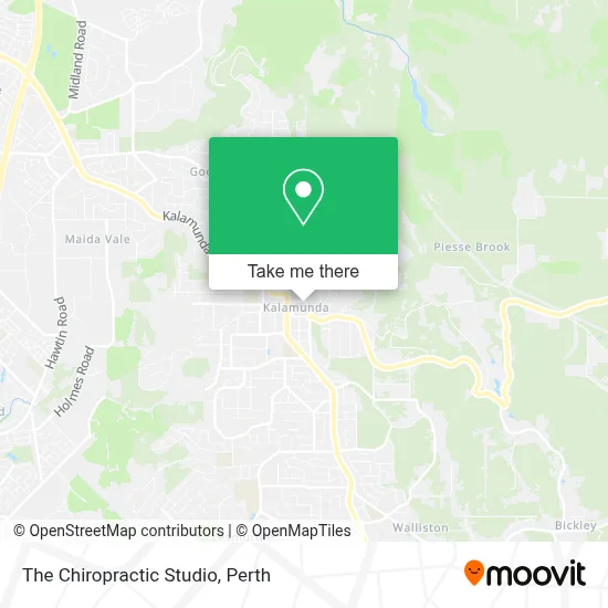 The Chiropractic Studio map