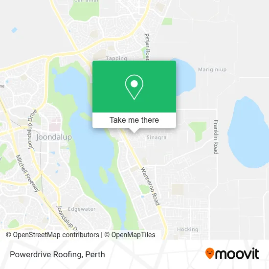 Mapa Powerdrive Roofing