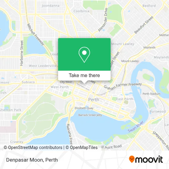 Mapa Denpasar Moon