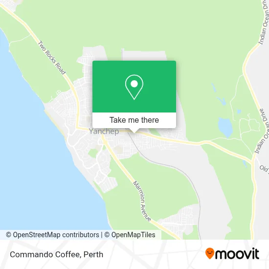 Commando Coffee map