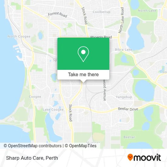 Mapa Sharp Auto Care