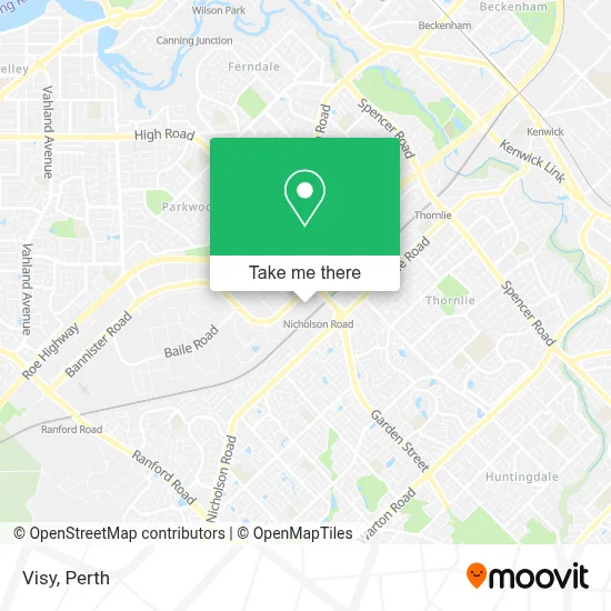 Mapa Visy