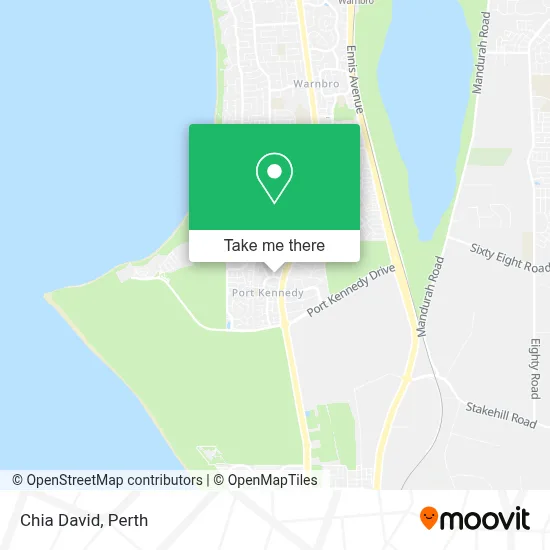 Mapa Chia David