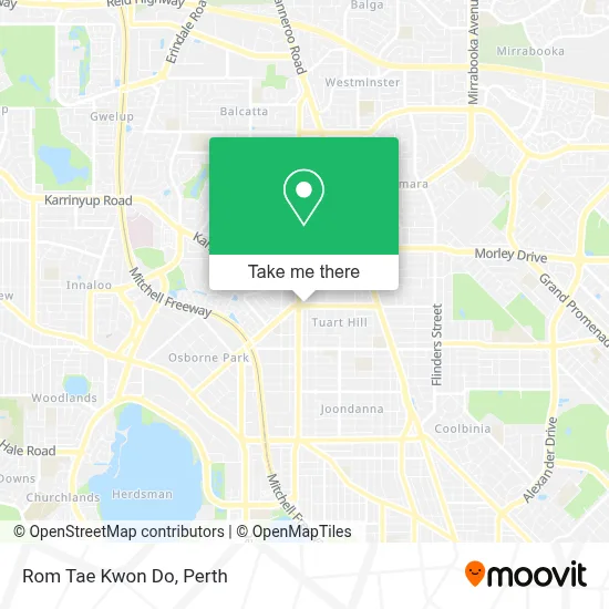 Mapa Rom Tae Kwon Do