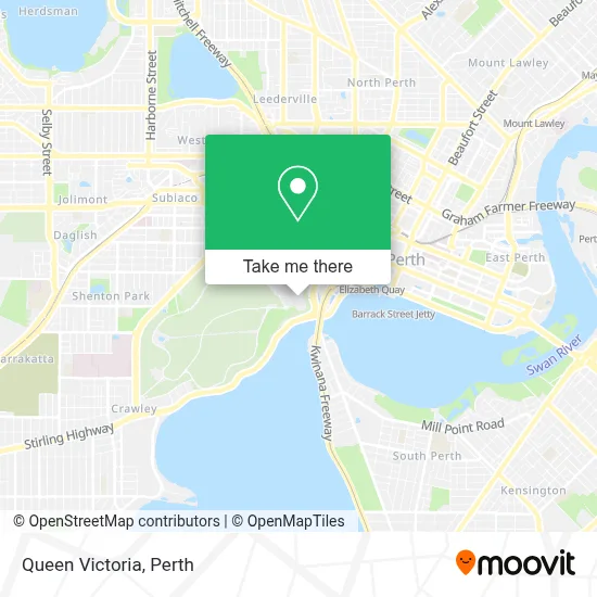Mapa Queen Victoria