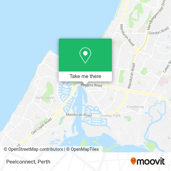 Mapa Peelconnect