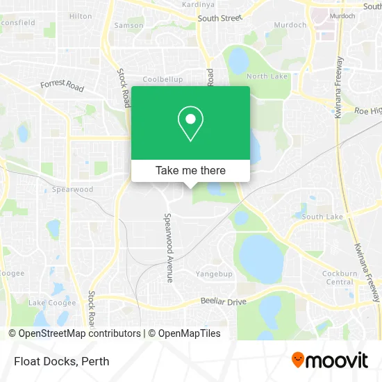 Mapa Float Docks