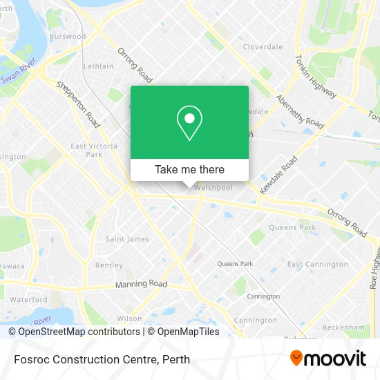 Mapa Fosroc Construction Centre