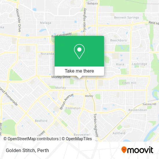 Mapa Golden Stitch