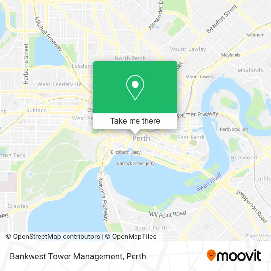 Mapa Bankwest Tower Management
