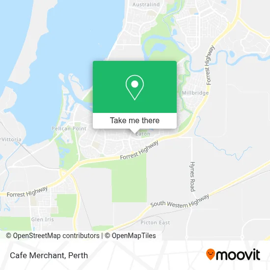Cafe Merchant map