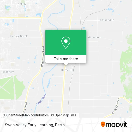 Mapa Swan Valley Early Learning