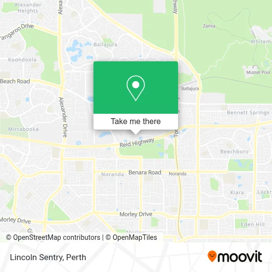 Mapa Lincoln Sentry