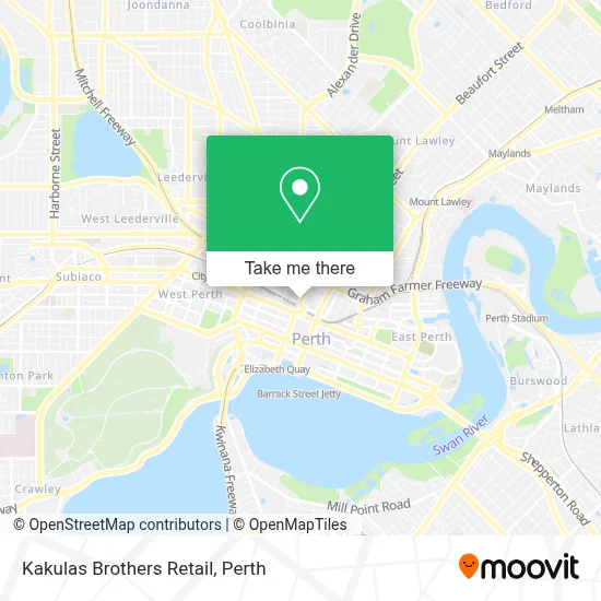 Mapa Kakulas Brothers Retail