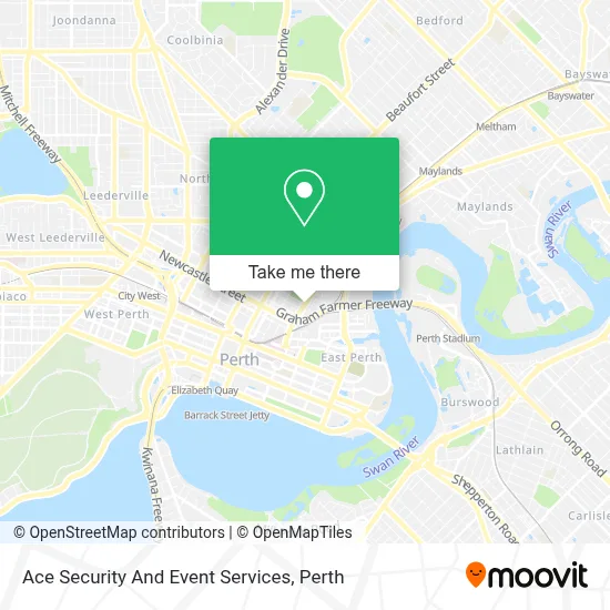 Mapa Ace Security And Event Services