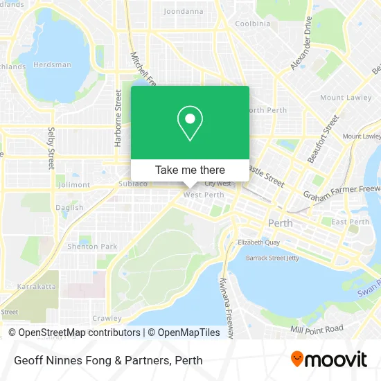 Mapa Geoff Ninnes Fong & Partners