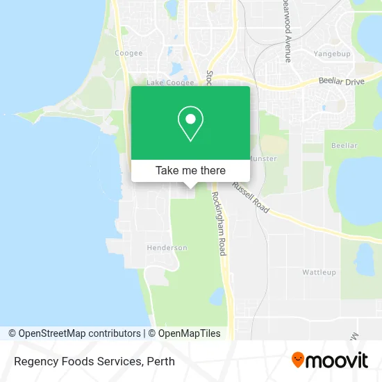 Mapa Regency Foods Services