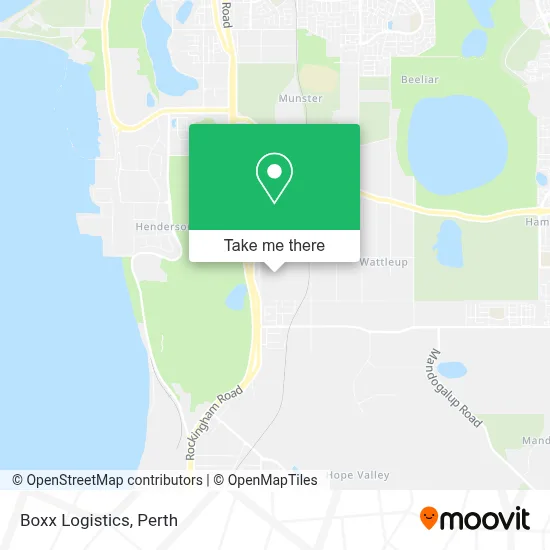 Boxx Logistics map