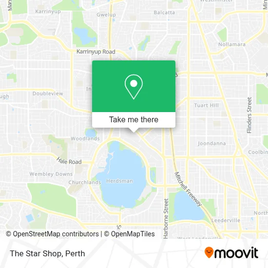 Mapa The Star Shop