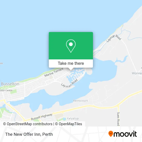 Mapa The New Offer Inn
