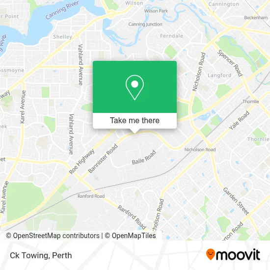 Mapa Ck Towing