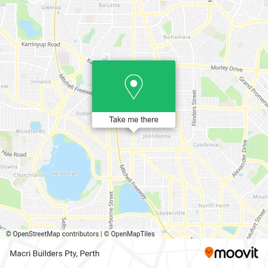 Mapa Macri Builders Pty