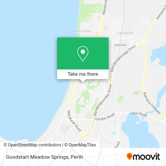 Mapa Goodstart Meadow Springs