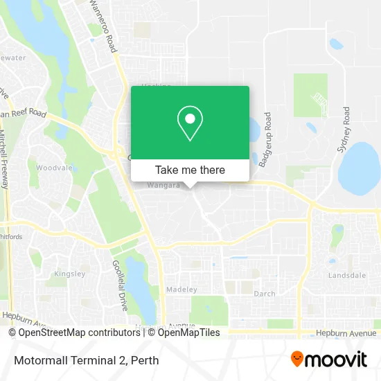 Mapa Motormall Terminal 2
