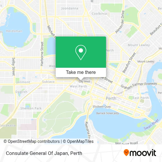 Consulate General Of Japan map