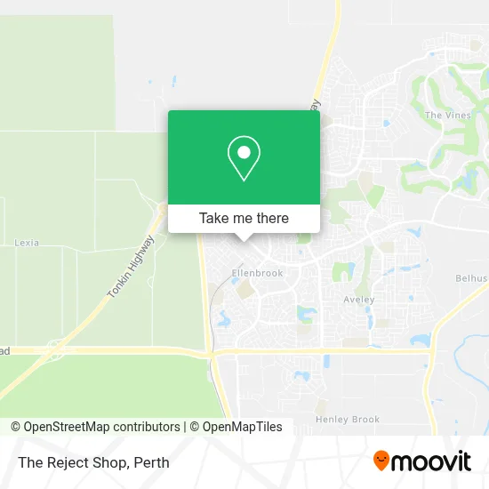 Mapa The Reject Shop