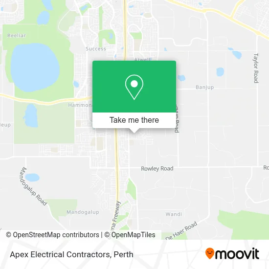 Mapa Apex Electrical Contractors
