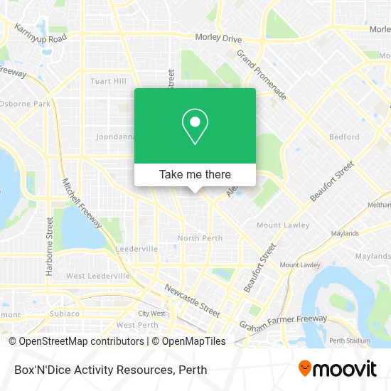 Mapa Box'N'Dice Activity Resources