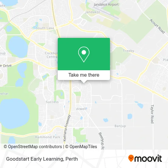 Mapa Goodstart Early Learning