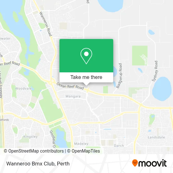 Mapa Wanneroo Bmx Club