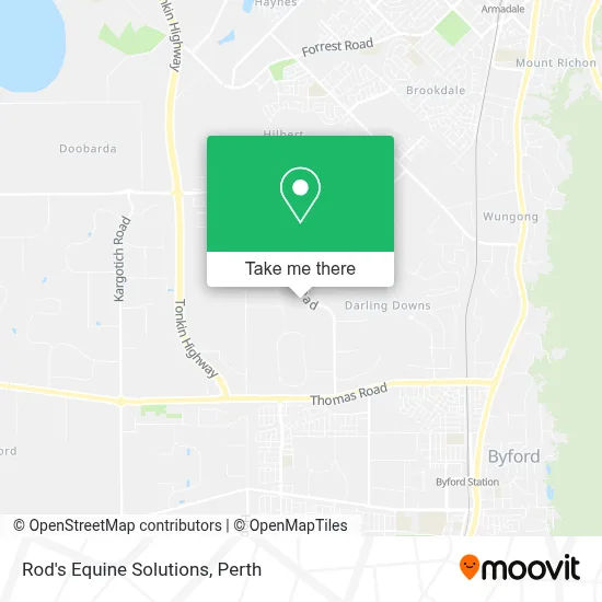 Mapa Rod's Equine Solutions