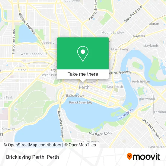 Mapa Bricklaying Perth