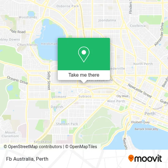 Mapa Fb Australia