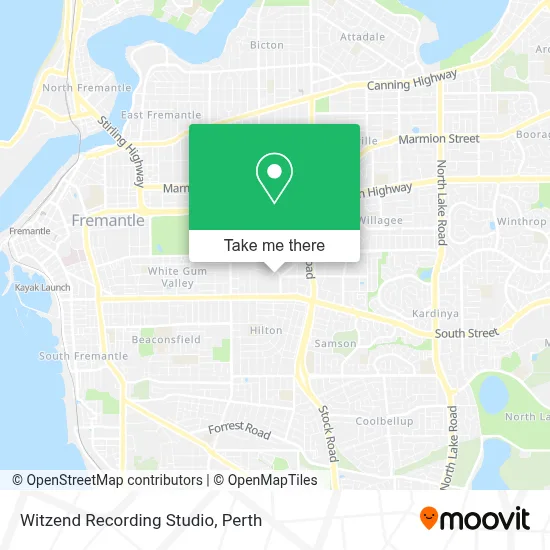 Mapa Witzend Recording Studio